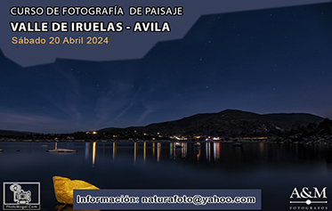 Curso de Fotografía de Paisajes en El  Valle de Iruelas  (Avila)